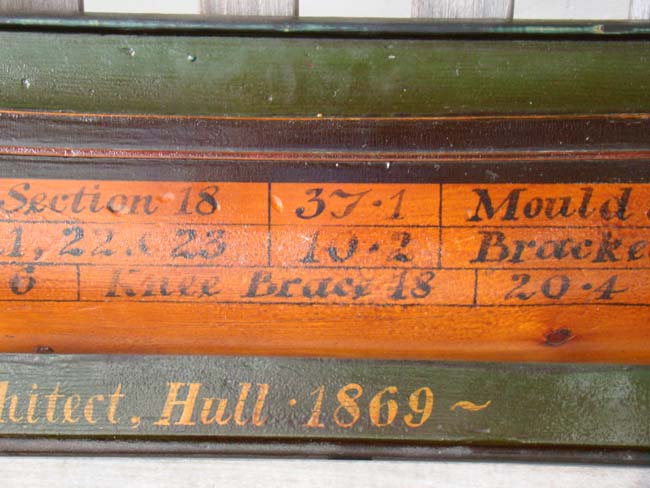 An English Ship Builder's Style Half Hull Model, 20th century — image 4